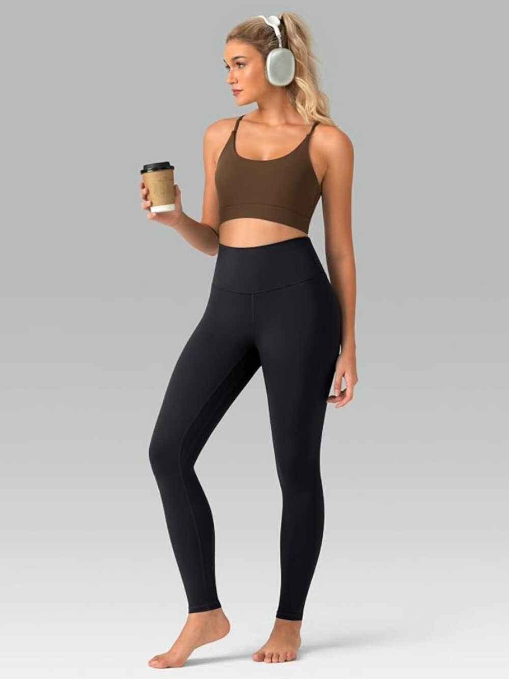 Colorfulkoala Women's Buttery Soft High Waisted Yoga Pants Full-Length Leggings